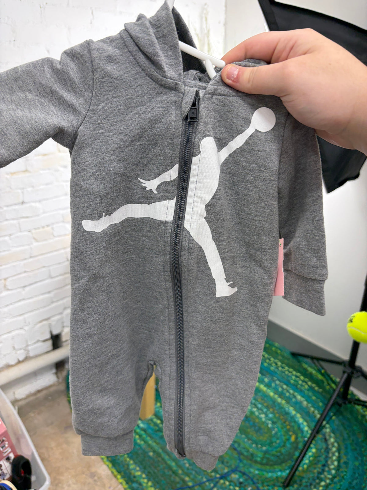 3m gray jordan jordan romper