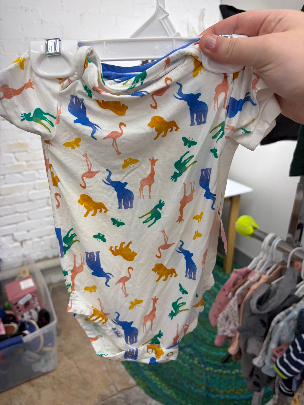 6 WHITE PROUDLY 2PK ONESIE