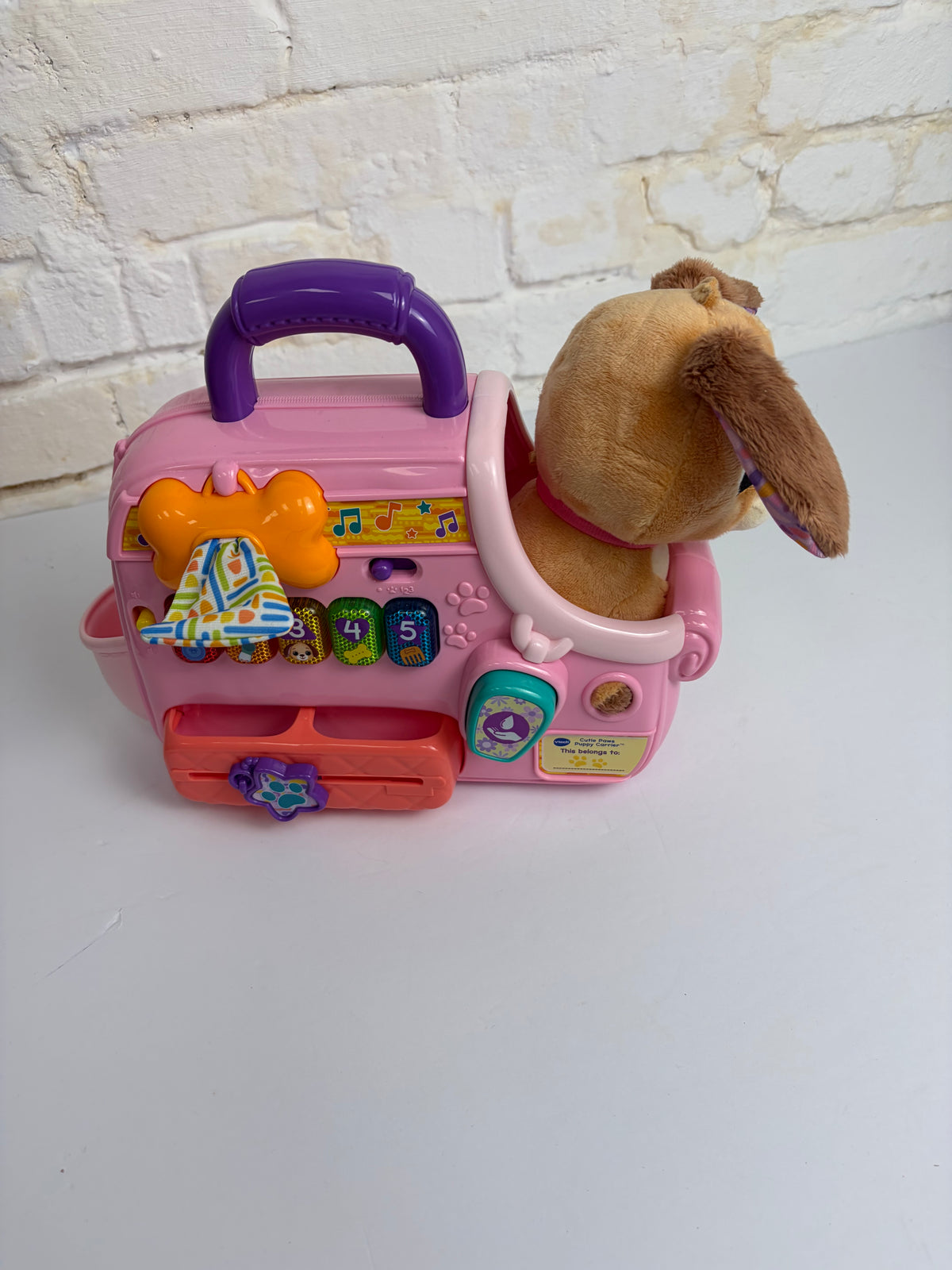 PINK VTECH PAWS PUPPY