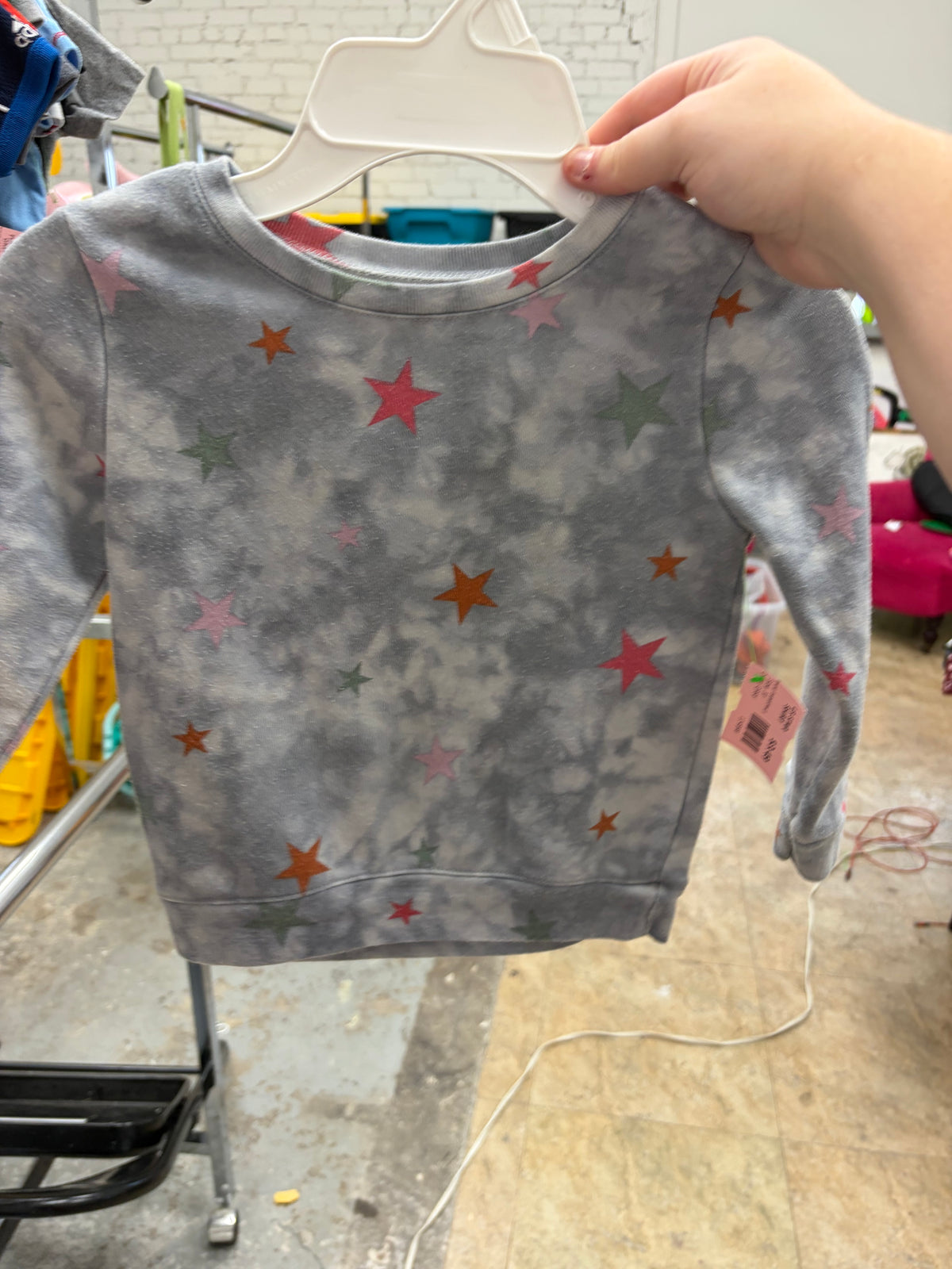 3T GRAY  GARANIMALS LS STAR SHIRT