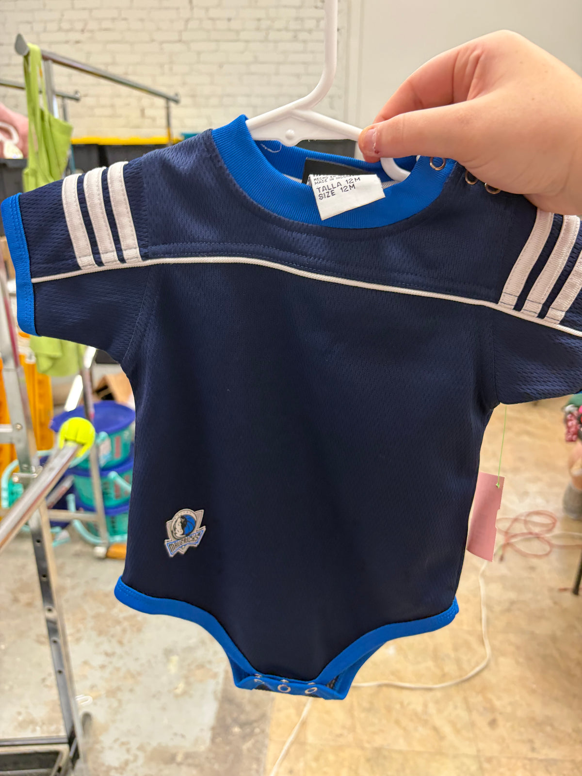 18M BLUE MAVRICKS MAVRICKS ONESIE