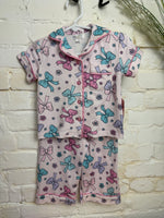12m pink bmagical bow pjs
