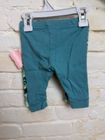 0-3M BLUE THE PEANUTSHELL 2PK LEGGINGS