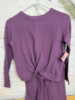 y8 purple jumping beans purple sweat set