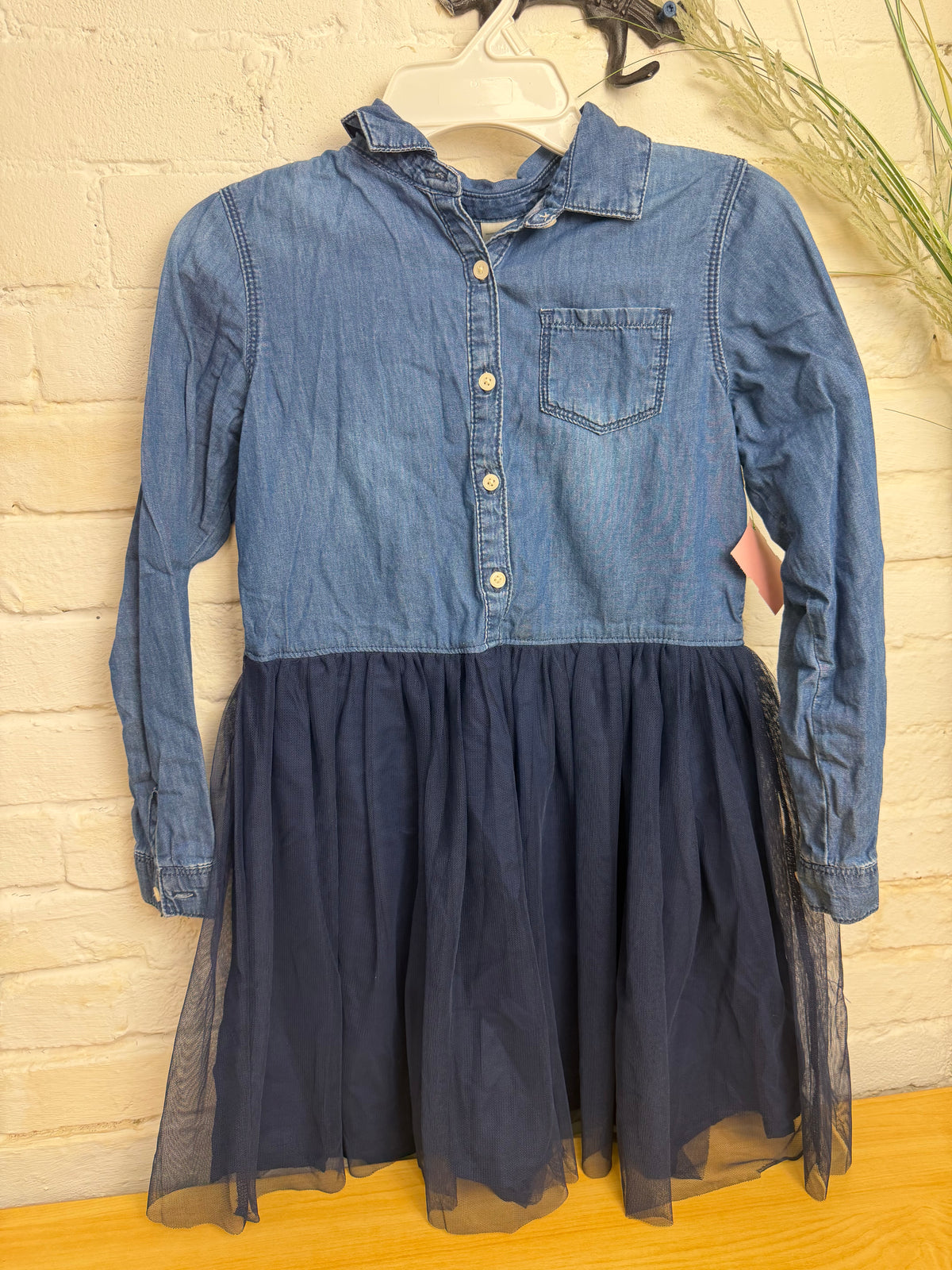 Y8 BLUE OSH KOSH DENIM TOP DRESS