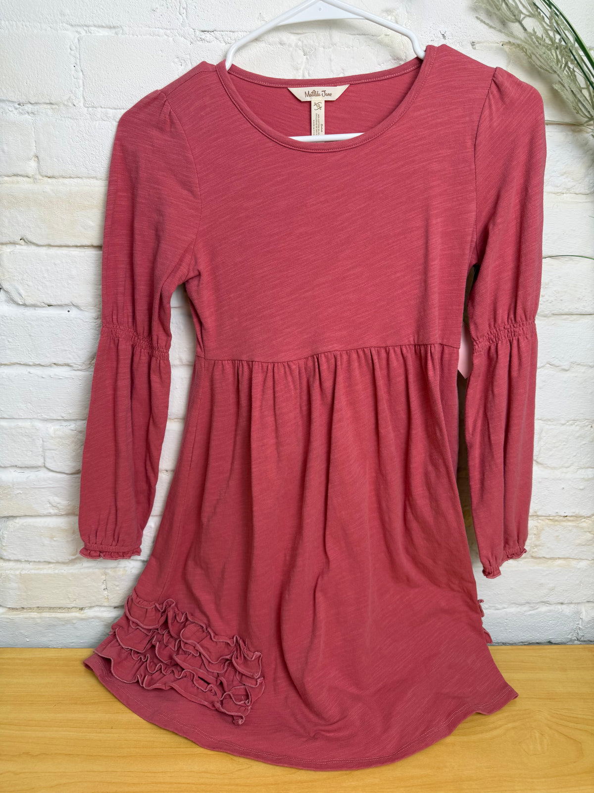 Y10 PINK MATILDA JANE RUFFLE DRESS