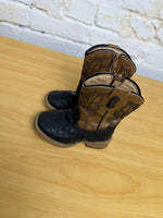 C5 BROWN ROPER COWBOY BOOTS