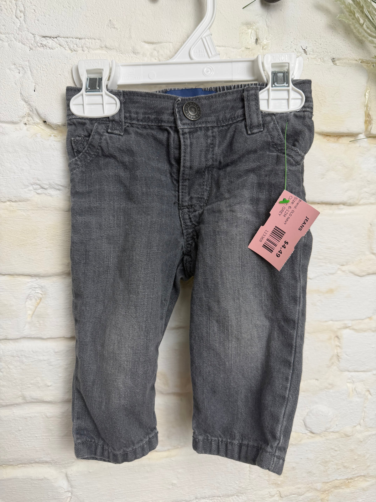 6-12M GREY OLD NAVY JEANS