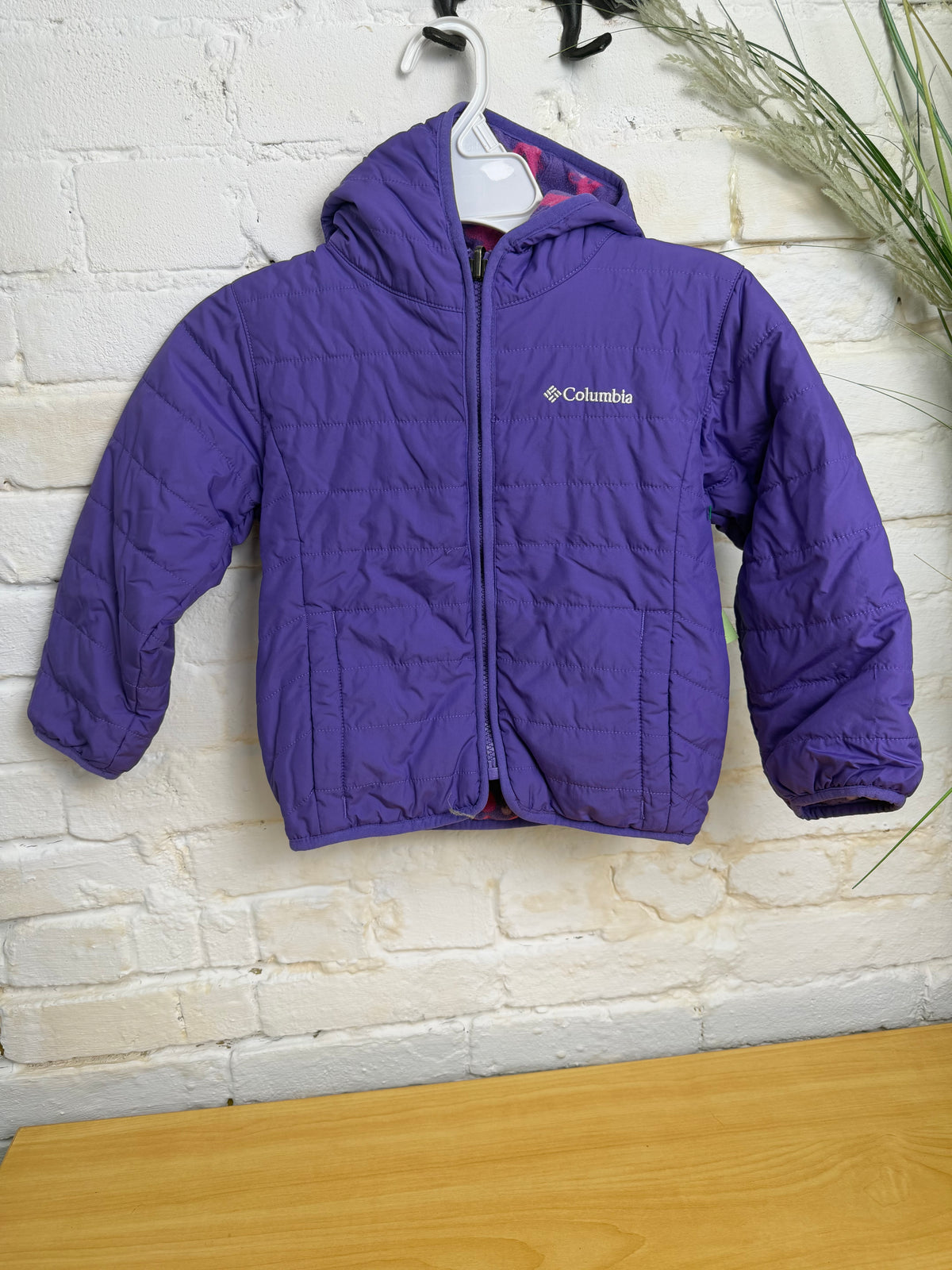 4T PURPE COLUMBIA PURPLE REVERSIBLE COAT