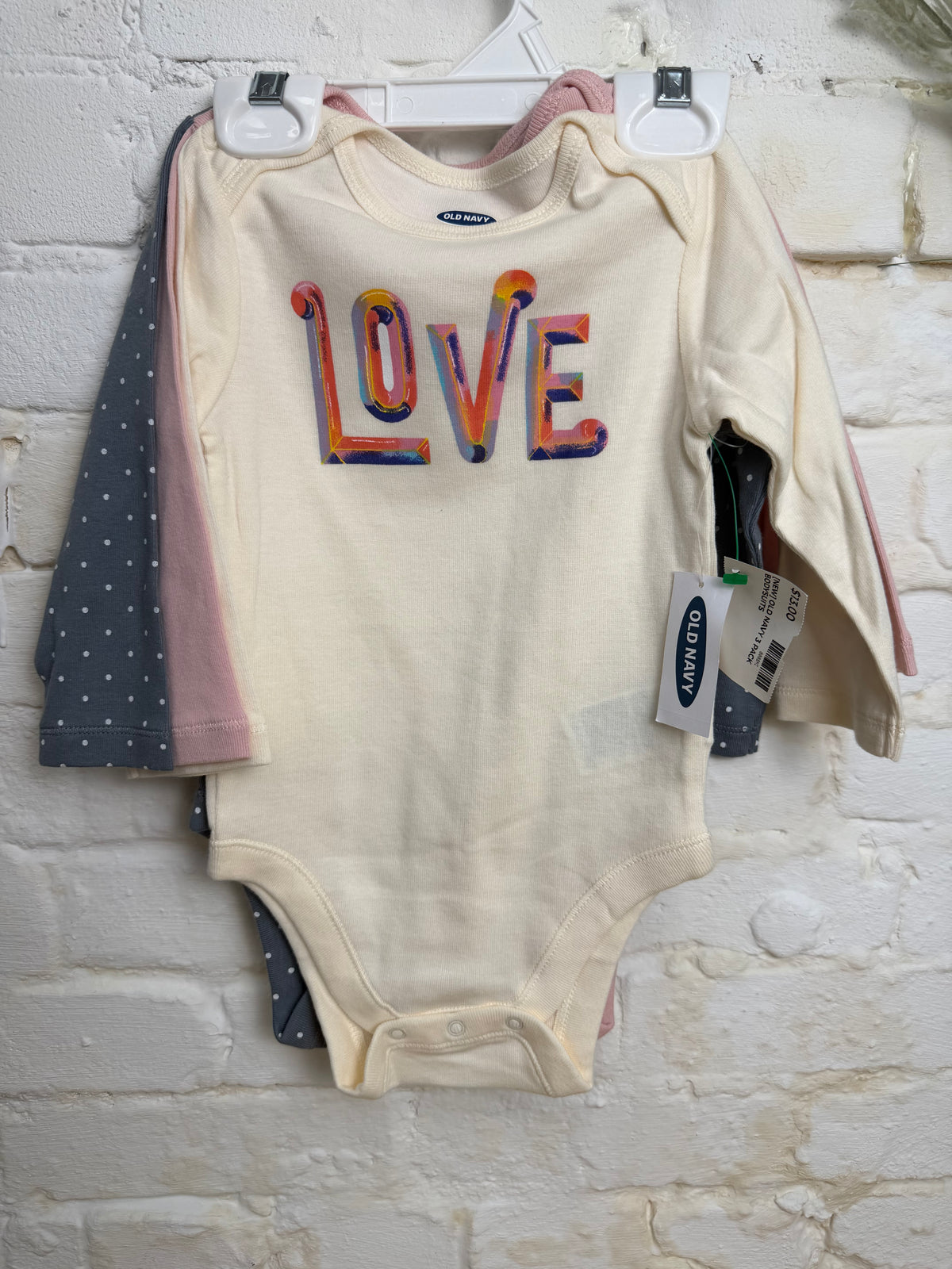 [NEW] OLD NAVY 3 PACK BODYSUITS