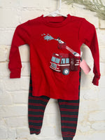 12M  CARTERS FIRETRUCK PJ SET