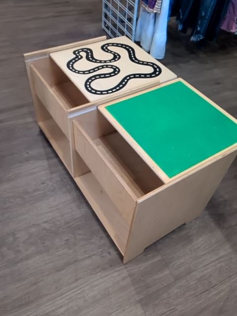 GENTLY USED Wooden Play Table