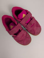 C9 PINK ADIDAS SUEDE VELCRO SHOE