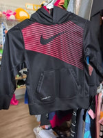 Y5 BLACK / RED Nike LOGO HOODIE
