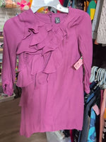 Y5 PURPLE ZARA RUFFLE DRESS