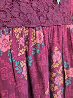 8 MAROON MATILDA JANE FLORAL DRESS