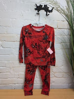 Y6 RED SPIDERMAN 2PC SPIDERMAN PJS