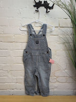 18M BLUE OSH KOSH STRIPED OVERALL