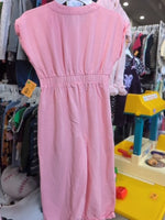 Y5 PINK TAHARI COTTON JUMPSUIT