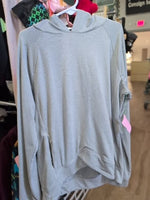 L GRAY LAYER GIRLS PULL OVER
