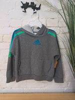 8 GRAY ADIDAS HOODIE
