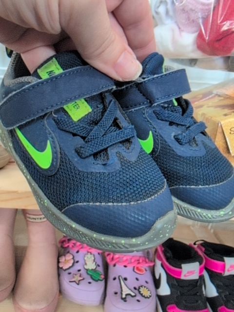 C5 BLUE GREEN NIKE NIKE SHOES