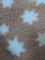 0-3M BROWN OLD NAVY STARS FLEECE OUTFIT