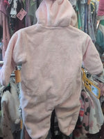 3M PINK CLASSIC POOH VINTAGE SNOW COVERALLS