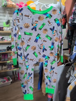 4T GRAY MINECRAFT MINECRAFT PJS