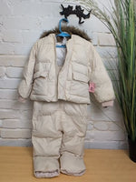 18-24M TAN SHEIN SNOWSUIT