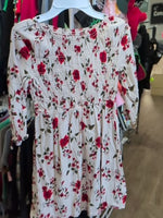 Y8 CREAM OLD NAVY ROSE DRESS