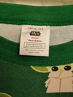 Y8 GREEN STAR WARS GROGU SHORTS PJS