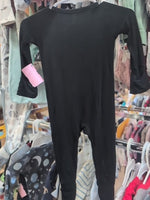 0-3M BLACK LITTLE SLEEPIES PLAIN SLEEPER