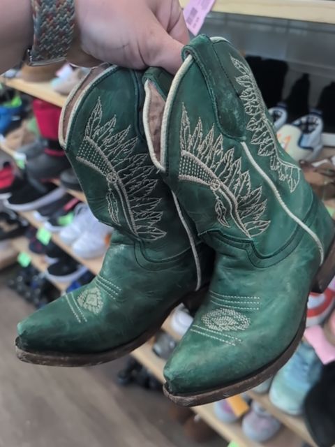 C9 GREEN ROPER COWBOY BOOTS
