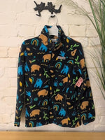 Y10 BLUE COLUMBIA FLEECE BEARS JACKET