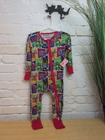 2T RED OAK + OLLIE STITCH MARVEL SLEEPER