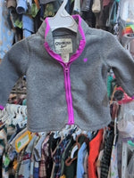 9M GRAY OSH KOSH FLEECE JACKET