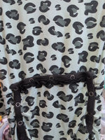 9M LIGHT GREEN KICKEE PANTS LEOPARD SLEEPER