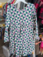 Y5 MULTI HANNA ANDERSON LS FLORAL DRESS