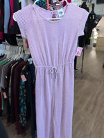 Y10 PINK LILY BLEU PINK JUMPSUIT