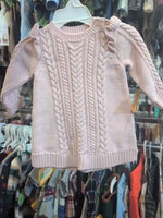 3-6M PINK GAP SWEATER DRESS