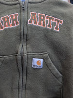 9M GREEN CARHARTT CARHARTT ZIP HOODE