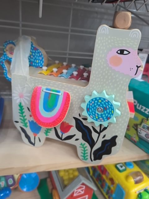 MANHATTAN TOY COMPANY WOODEN LLAMA TOY