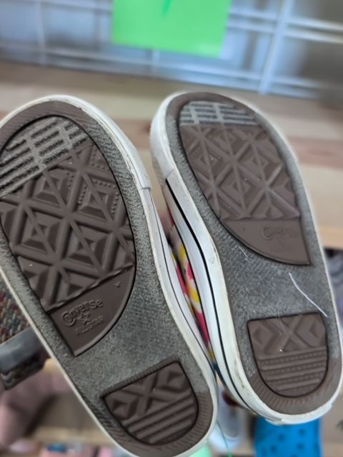 C7 MULTI CONVERSE SPLATTER VELCRO SHOE
