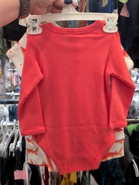 [NEW] KATE QUINN 18-24M ORANGE SHARKS 3 PC OUTFIT