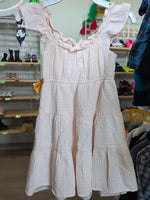 Y7 PINK  RUFFLE DRESS