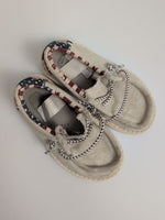 C8 LIGHT GRAY HEY DUDE CASUAL SHOE