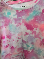 Y8 PINK SO - KOHLS TIE DYE FLEECE LOUNGE SET
