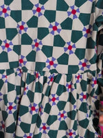 Y5 MULTI HANNA ANDERSON LS FLORAL DRESS