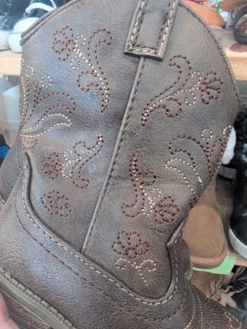 C6 BROWN CAT&JACK COWBOY BOOTS